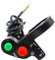SPeesy Interruttore per manubrio moto e-bike Scooter Horn Freccia ON/OFF pulsante luce interruttore