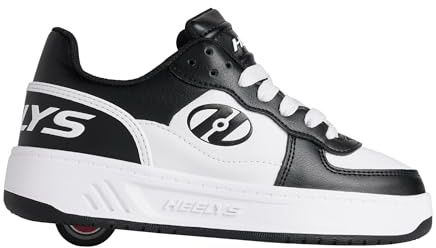 Heelys Unisex Rezerve Low Sneaker, Schwarz/Weiß, 44 EU, schwarz/weiß, 44.5 EU