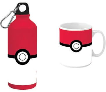 Kids Licensing Ensemble tasse et gourde en aluminium 500 ml Pokémon Multicolore