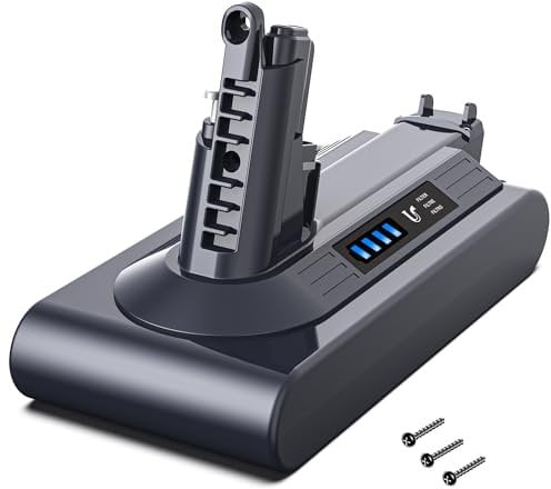 Battery for Dyson V10, Morpilot Replacement Dyson V10 Battery 5000mAh Compatible with Dyson V10 Animal V10 Absolute V10 Motorhead Fluffy Cordless Vacuum Cleaner Handheld Vacuum Cleaner