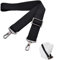 ZmdecQna Verstellbarer Schultergurt für Taschen, 3.8 cm/1.5 in Breit Taschengurte zum Wechseln, Tragetaschen und Umhängetaschen für Duffel Kameratasche Laptoptasche,Schwarz (Schwarz)