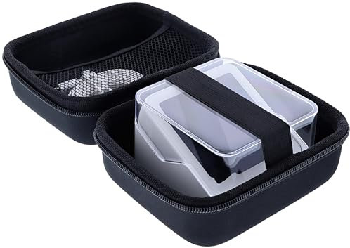 foto-kontor Tasche kompatibel mit SumUp Solo Zahlungsterminal Schutzhülle Hartschale Hülle Aufbewahrung Kartenleser Stoßfest Staubdicht Wasserabweisend Transporttasche Zubehör Schwarz