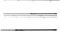 DAIWA Black Widow XT SPOD Carp 3,60m, 12 Pieds, 4,5lbs, 2 Brins, 50mm Anneau de Départ, Canne à Pêche, Canne à Carpe