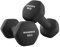 SONGMICS Hanteln, 2er Set, 2 x 6 kg, Hantelset, Kurzhanteln, Hexagon, Neopren-Beschichtung, Krafttraining, Workout, Fitnesstraining, für Zuhause, tintenschwarz SYL160B01