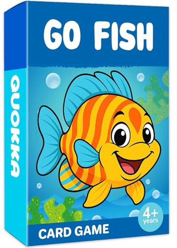 Quokka Kartenspiel für Kinder ab 4-8 Jahren - Niedliche Tiere | Go Fish - Perfekt für Reisen, Verabredungen und Familienzeit - Lehrreiche, Spannende Spielkarten, Leicht zu Lernen