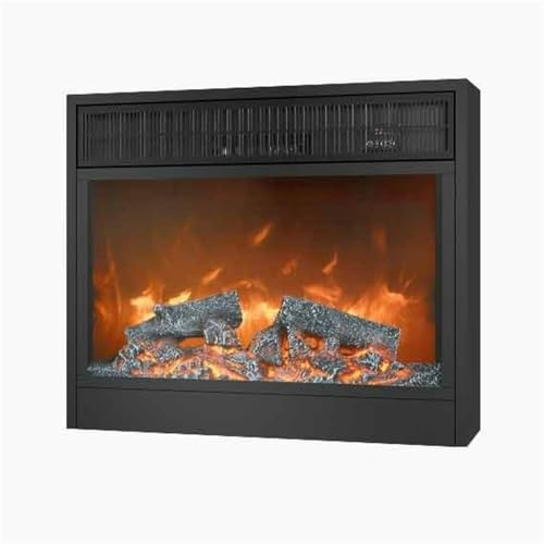 Elektrische Kaminheizung, 3D-realistische Flamme, Einbau-/Wandkamin, Moderne Dekoration, Knopf-/Fernbedienung Wandkamin(Klein)