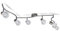 B.K.Licht - LED Deckenlampe schwenkbar, warmweiße Lichtfarbe, E14 Fassung, LED Deckenleuchte, LED Lampe, Wohnzimmerlampe, Schlafzimmerlampe, Küchenlampe, 178 cm Länge, Matt-Nickel-Chrom