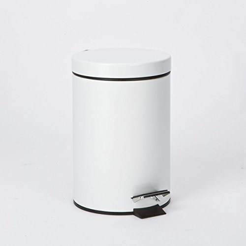 Highlands Pedal Bin Waste Rubbish Kitchen Office Stainless Steel PEDAL BIN KITCHEN BATHROOM TOILET RUBBISH