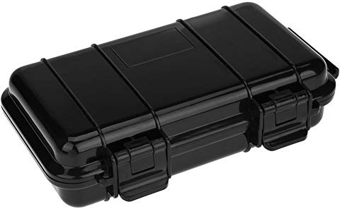 Caredy Outdoor Survival Aufbewahrungsbox, 3 Arten wasserdichte Box Outdoor Stoßfest und Druckfest Luftdichten Fall Tragen Box Survival Aufbewahrungskoffer (190 * 120 * 52 mm)