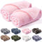 CUTEMATE Hundedecke oder Katzendecke oder Haustierdecke, warm, weich, flauschig, für Welpen, kleine, mittelgroße Hunde oder Katzen, Plüsch-Fleece-Überwurf für Bett, Couch, Sofa, S/24x32, hellrosa