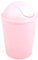 MSV Abfalleimer AKO 5,5 l mit Schwingdeckel pastellrosa, Polypropylen, Babyrosa, Pink
