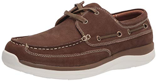 Propét Men's Pomeroy Boat Shoes, Timber, 11 XX-Wide US