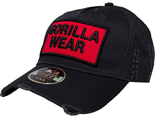 Gorilla Wear Cap - Harrison - Schwarz/Rot