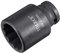 sourcing map 3/4-Inch Drive 41mm 12-Point Deep Impact Socket, CR-MO Steel 78mm Length, Metric Sizes