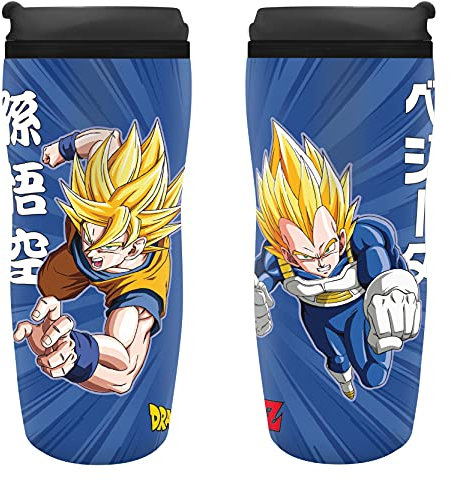 ABYSTYLE - DRAGON BALL - Mug de voyage DBZ/Goku & Vegeta