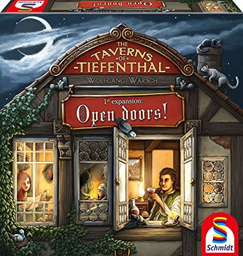 Schmidt | The Taverns of Tiefenthal: Open Doors Expansion | Board Game | Ages 12+ | 2-4 Players | 60 Minutes Playing Time