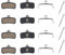 Dymoece 4 Paar Fahrrad Bremsbeläge für Shimano D03S D02S Saint BR-M810 BR-M820 Deore XT BR-M8020 BR-M8120 ZEE BR-M640 XTR BR-M9120 Tektro HD E725 M735 M745 M750 TRP SL