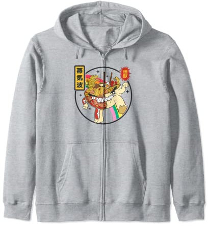 Angry Ramen Schale X-Ray Rainbow Japan Otaku Anime Vaporwave Kapuzenjacke