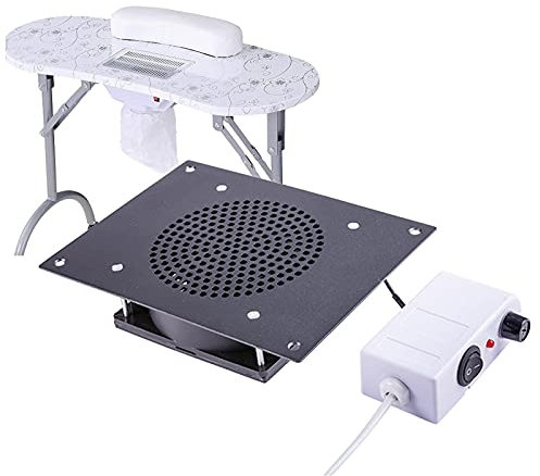 Aspirateur De Bureau, Aspirateur à Ongles avec Sac sous Vide Aspirateur De Bureau De Manucure Encastré pour Salon De Manucure Et Maison,A