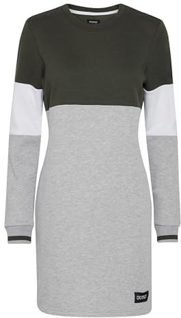 OXMO OXOmila Damen Sweatkleid Maxikleid Kleid