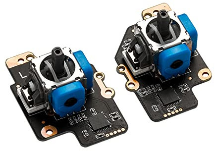 GuliKit Electromagnetic Module Joystick for Steam Deck, No Drifting with 3D Hall Effect Sensor, Left / Right Thumbstick Parts Repair Kit Analog Stick Replacement Accessories for Stream deck