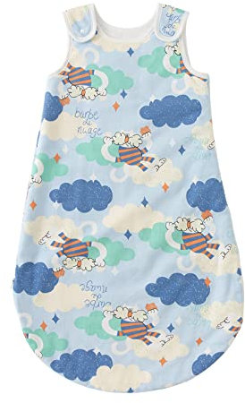 LULUMONKEY Baby Schlafsack Winter 0-6 Monate, 2.5 Tog ärmelloser Schlafsack Neugeborene, Baumwolle Schlafsack Baby Warm für Jungen und Mädchen