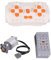 Scakbyer 3PCS Power Functions Motor Set, Include 1 x APP Dual Remote Control, 1 x Lithium Battery Box, 1 x L-Motor