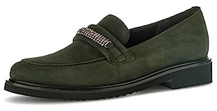 Gabor Damen Slipper, Frauen Slip On,College Schuhe,Businessschuhe,Mokassins,Halbschuhe,Slides,Schlupfschuhe,schluepfschuhe,Forest,40 EU / 6.5 UK