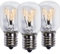 Herklotzn Leuchtmittel für Mikrowelle, 40 W, E17, 125 V, Ersatzteil, exakte Passform für Mikrowelle und Lavalampen, 3 Stück