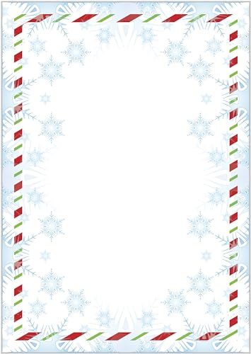 Briefpapier Wichtel DIN A4 - Papier Weihnachten - 20 Blatt - Motiv Nr. 071 | 80g/m²