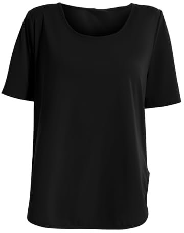 Offerte A Tempo Abbigliamento Donna Bluse Maglietta Donna Nera Manica Corta Top Seta Donna Elegante Camicetta Rosa Antico Blusa Elegante Donna Cerimonia Curvy Camicia Bianca Da Ragazza Buy Again