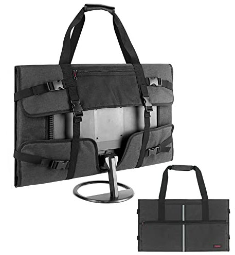 Kingshion Travel Carrying Bag Compatible with 32 All-in-One Desktop Computer and 32 Monitor (Dark Grey)