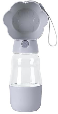 DIMITU 530ml Bottiglia di Acqua Del Cane Esci Cane A Piedi Bottiglia di Viaggio Cane Acqua A Prova di Perdite Cane Bevanda Bottiglia di