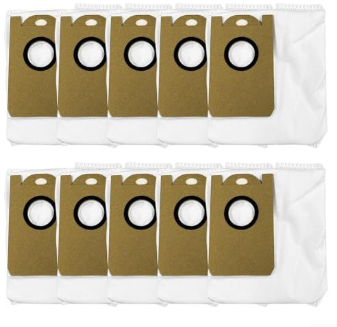 Ersatz-Staubsaugerbeutel für MEDION X20 SW+ MD 11415, Staubsaugerbeutel für Medion X21 SW+ MD 11500 Roboter-Staubsaugerzubehör (10 Stück)