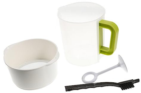 Garneck 4 Piezas Alternativa a La Bolsa De Leche De Nueces Taza De Filtro Colador De Filtro De Miel Fabricantes De Yogur Filtro De Yogur De Cocina Taza Colador Jarra De Leche De Soya