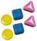 YARNOW 6 Pezzi Shaker Ritmici Geometrici per Strumenti Musicali Didattici per Sviluppare Coordinazione e Creatività Nell Asilo
