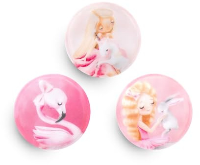 Belmil Patches mit Klettverschluss Set 3-teilig- kompatibel mit Schulranzen Comfy/Smarty (Ballerina 2)