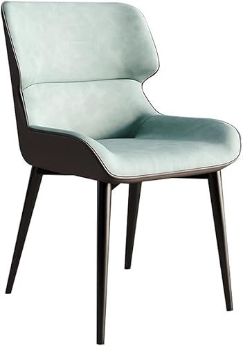 Generisch Moderne Küche, die Stühle imprägniern, lederne Seite mit Kohlenstoffstahl-Bein-Wohnzimmer speist(Green)