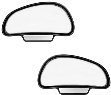 Paquete de 2 Espejos de Punto Ciego Ajustables de 360 Grados para Automóviles, Camiones, SUV y RV - Espejo Retrovisor Lateral Curvado Universal, Mejora la Visibilidad y Seguridad en la Conducción