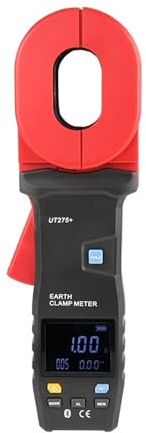 Grounding Resistance Meter Digital Clamp Earth Ground Tester Leakage Current Loop Test for Industrial Applicats(275 Plus)