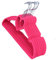 10 pièces Cintre, Robuste des vêtements légers Slim Hanger, Gilet de vêtements sans Glissement, Velours en Forme de Coeur, Manteau pour économiser l'espace, Chemises, Pantalons(Rose)