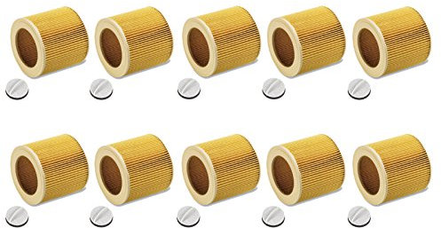 Patronenfilter Patronen für Nass-/ Trockensauger Nasssauger/Mehrzwecksauger/Waschsauger Kärcher A 2204 2254 2101 2201 WD2 WD3 MV2 MV3 WD2.200 WD3.500 P WD 3.200, WD 3.300 M wie 6.414-552.0