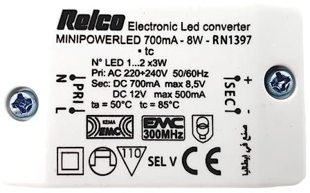 LED Driver RELCO MINIPOWERLED RN1397 8W 700mA 1-2x3W LED