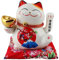 Freak Scene Glückskatze - Maneki-Neko - Winkekatze aus Porzellan 15,5 cm weiß - Maneki Neko 04
