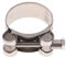 Almencla Universal Edelstahl Auspuffrohr Rohrschelle Schlauchschelle Auspuffschelle für Motorrad, 6 Größen - 36-39mm