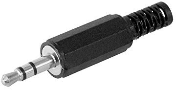 GOOBAY Lot de 5 Fiches audio Jack 3.5mm 3 pin Stéréo à Souder