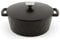 HearthStone Cookware - Cocotte Diamond de Hierro Fundido Esmaltado, Negro Satinado, 26 cm, 5.2 l. Para Todas las Superficies, incluyendo Inducción y Horno.
