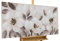 KunstLoft Leinwandbild | 100% HANDGEMALT | 120x60cm | Gemälde 'Blühende Erinnerung' | Blüten | Beige Braun | Wandbild Wohnzimmer
