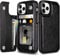 Coolden for iPhone 11 Pro Max Case Wallet Case Cover Shockproof Case with Card Holder Slot Flip Folio Soft PU Leather Magnetic Closure Protective Case Cover for iPhone 11 Pro Max 6.5 inch (Black)