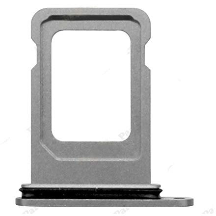 YuYue 2X Einzel-SIM-Karte Halter Slot Halter Ersatz kompatibel mit iPhone 12 Pro 6,1 Zoll grau